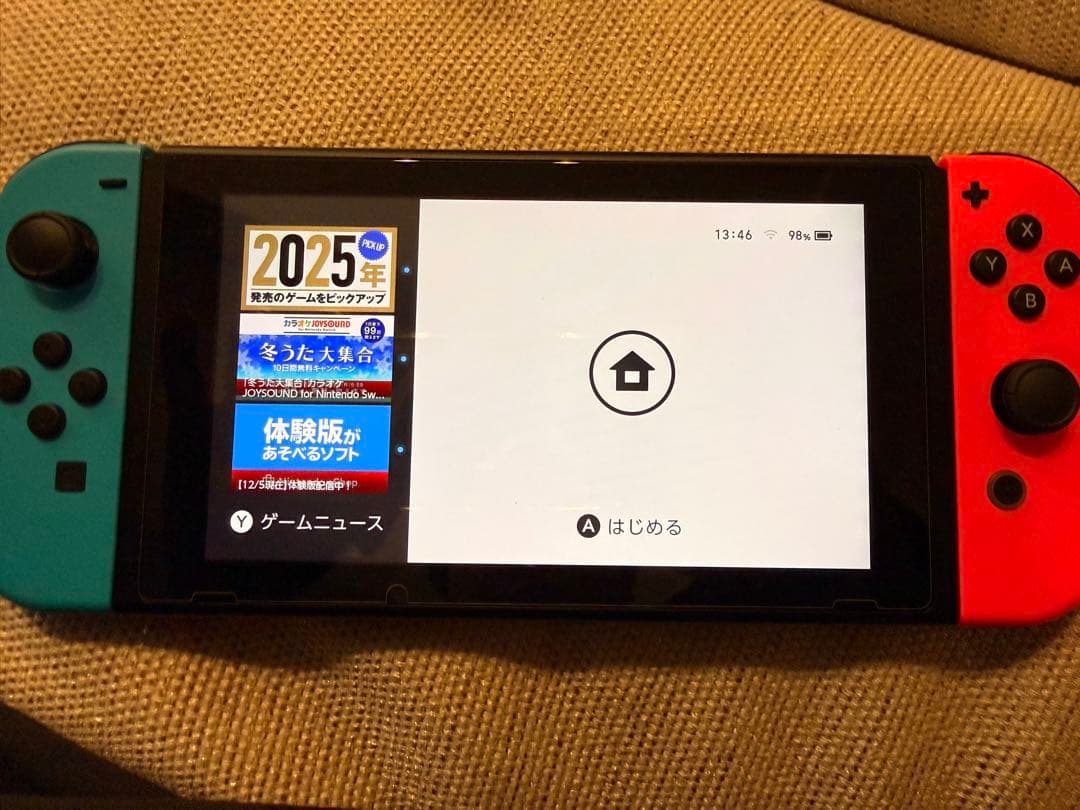 Nintendo Switch 本体 青/赤 プロコン マリオ3Dワールド付