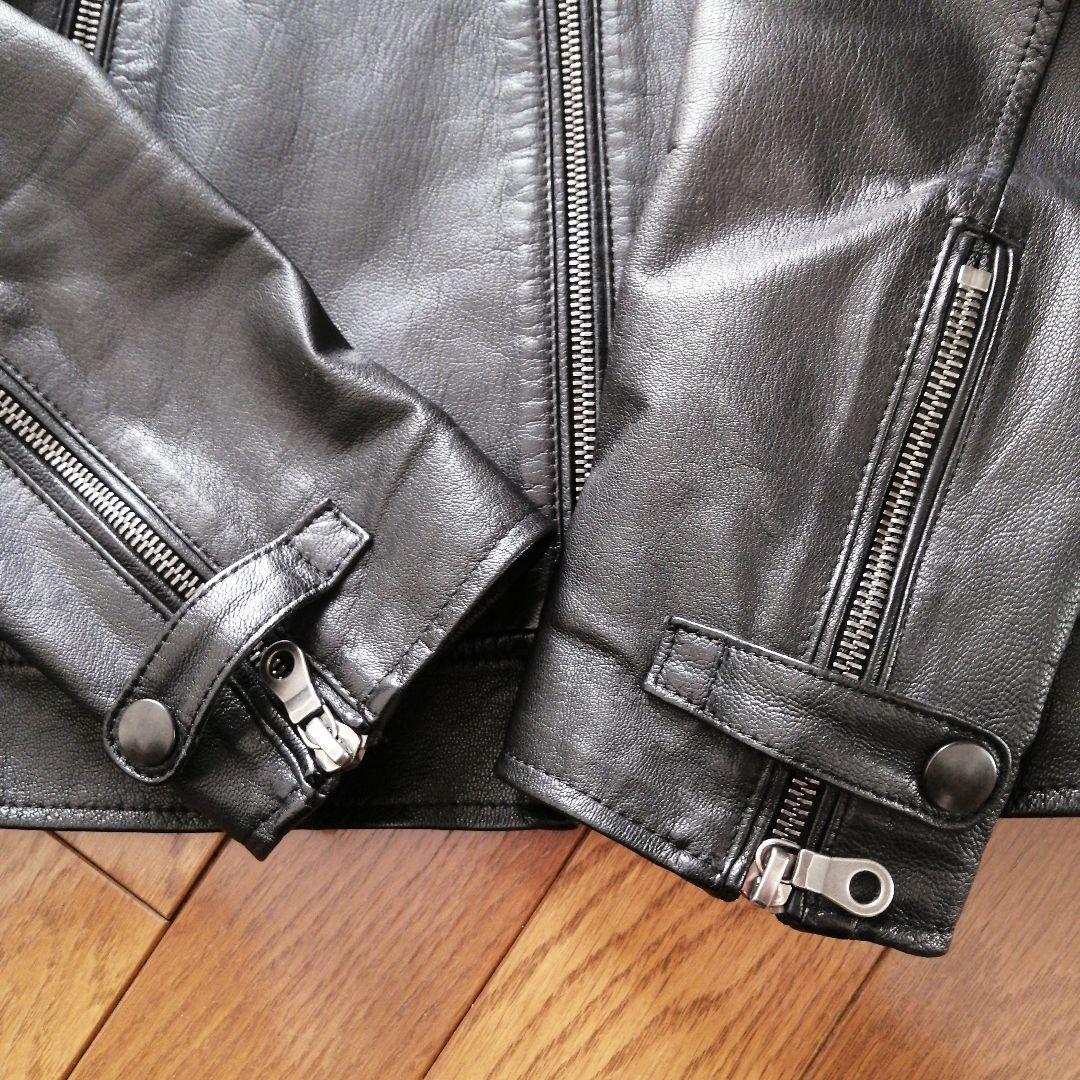 Paul Smith ブラックレザーシングルライダース