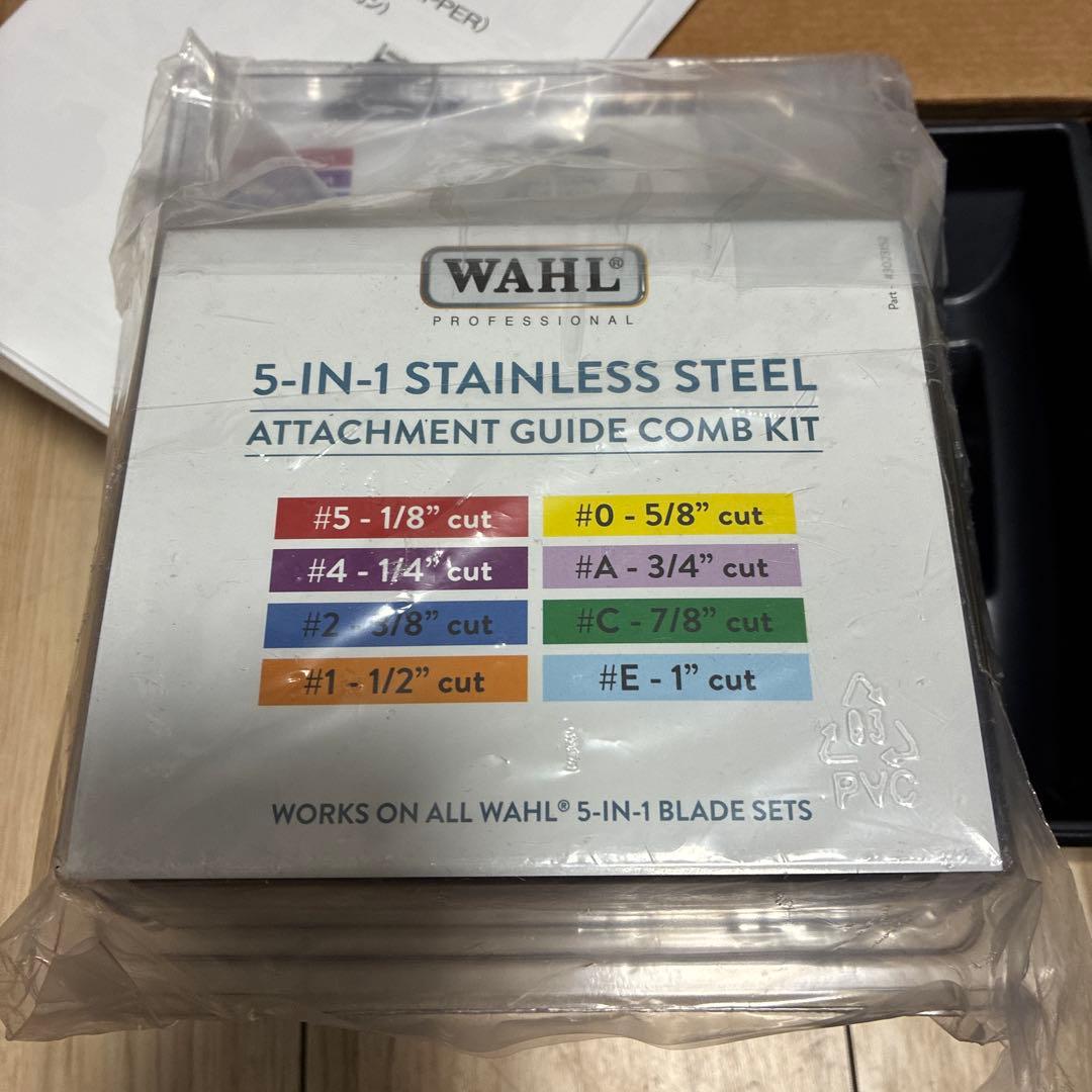 WAHL ブラビューラ　本体　アタッチメントセット　トリミング　バリカン