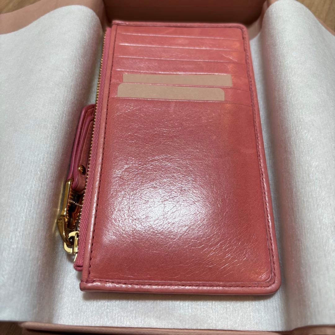 【にゃん】MIUMIU ミュウミュウ フラグメントケース