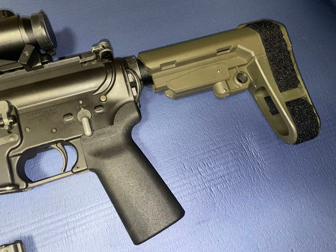 1月3日出品取消予定 東京マルイ ガスブローバック M4 MWSカスタム