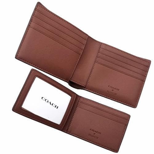 コーチとPEANUTSがコラボした新作限定モデル！IDケース付き/二つ折り財布