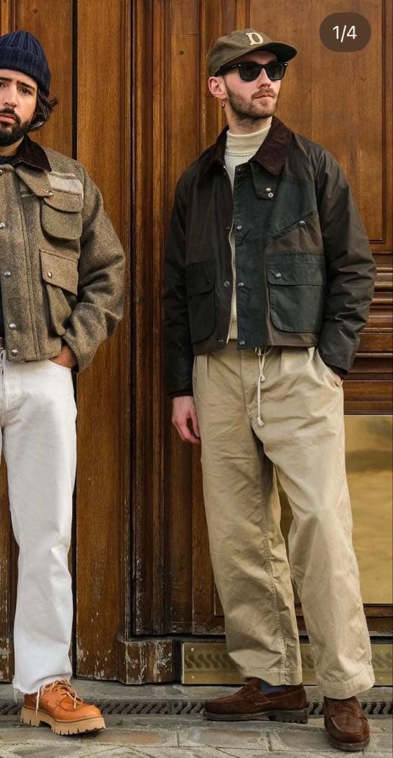 d*h様 BRUT Clothing BARBOURバブアー再構築オイルドジャケ