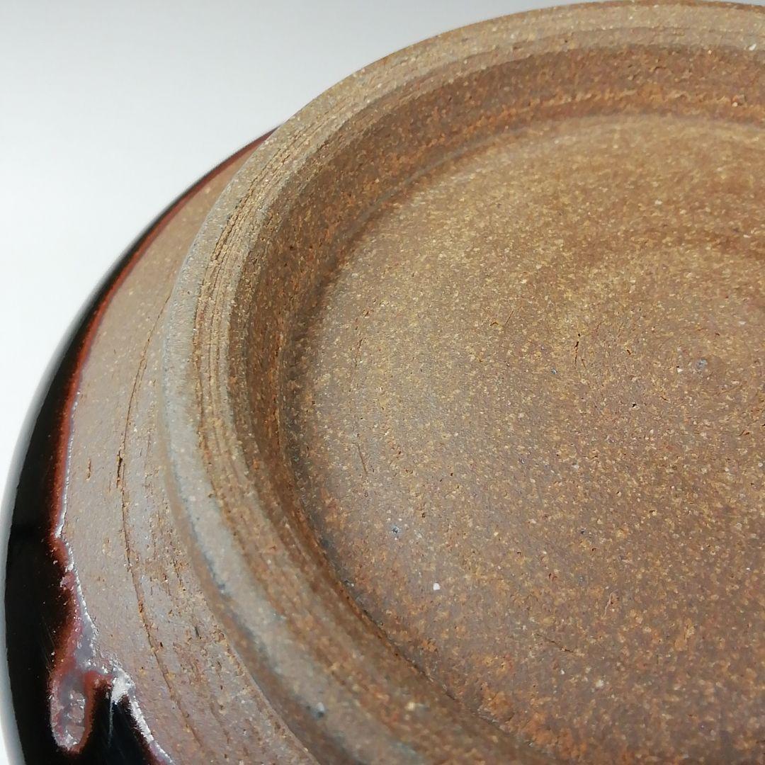 Ｔ３４０　茶碗　『灰釉流紋』『陶香園　加藤香山 作』　共箱　抹茶碗　茶道具