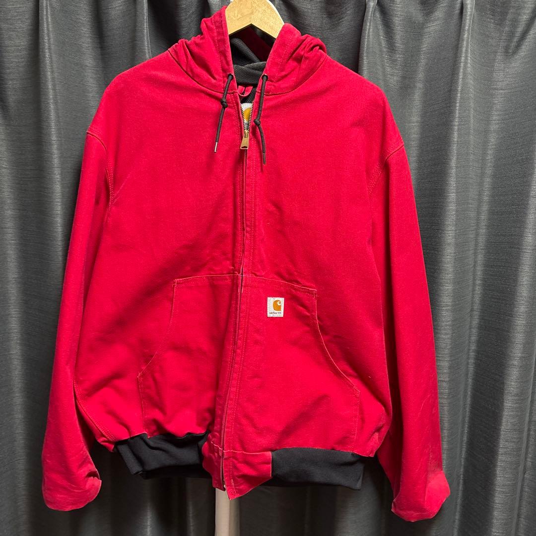 ま　carhartt ジャケット　アウター　レッド