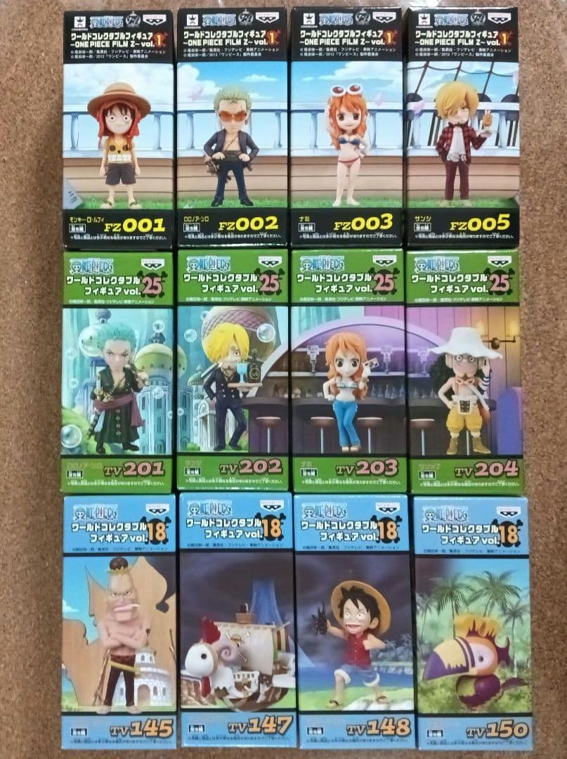 ワンピース コレクタブルフィギュア 12種まとめ売り※