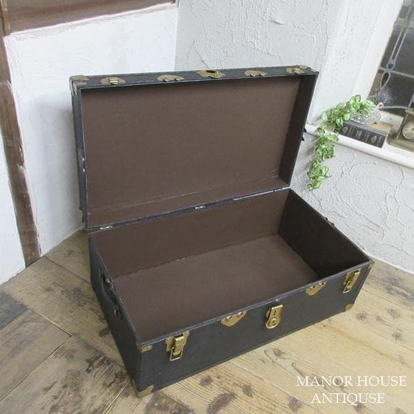 イギリス アンティーク 家具 トランク 収納ボックス 収納 店舗什器 6998c