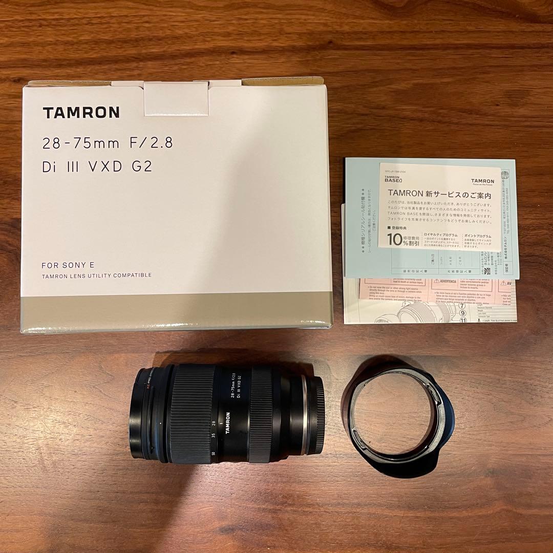 TAMRON 28-75mm F2.8 Di III VXD G2（ソニーE用)