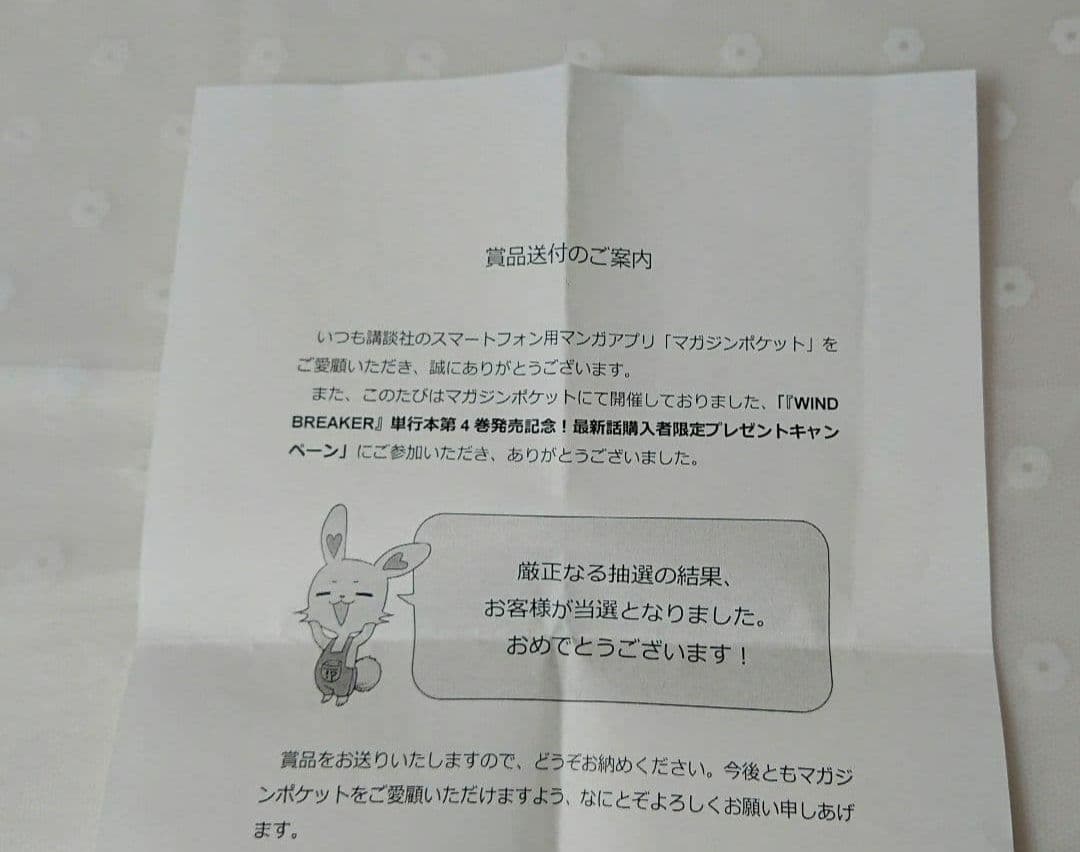 WIND BREAKER ウィンブレ 当選 非売品 メタリック ポスター 蘇枋