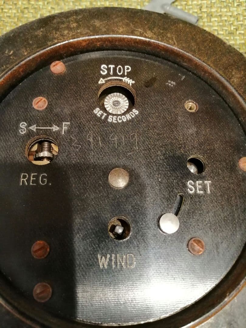 U.S.NAVY  WW2  BOAT  CLOCK 40年代　ビンテージ