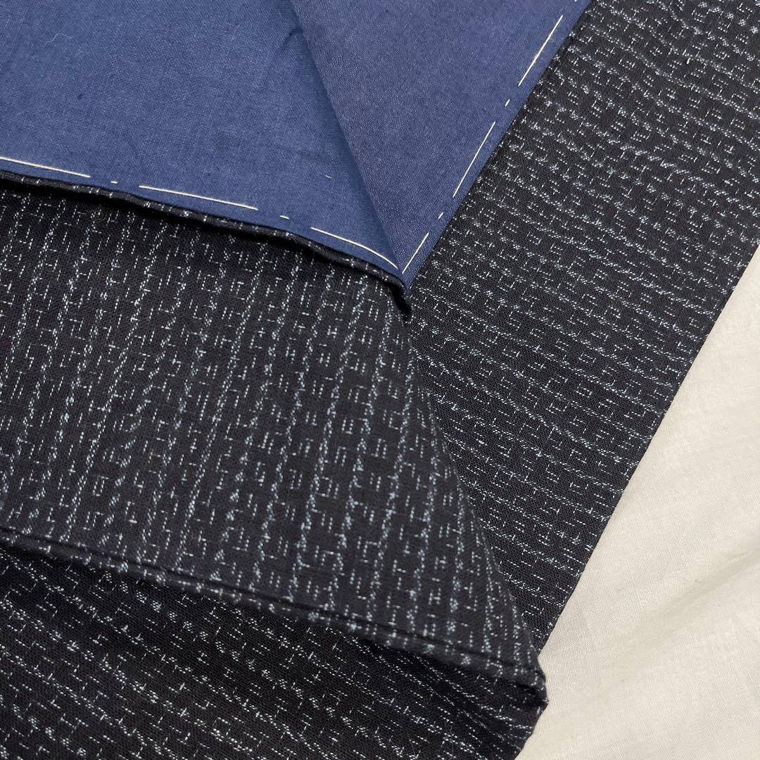 120 書生絣　羽織　着物　リメイク用