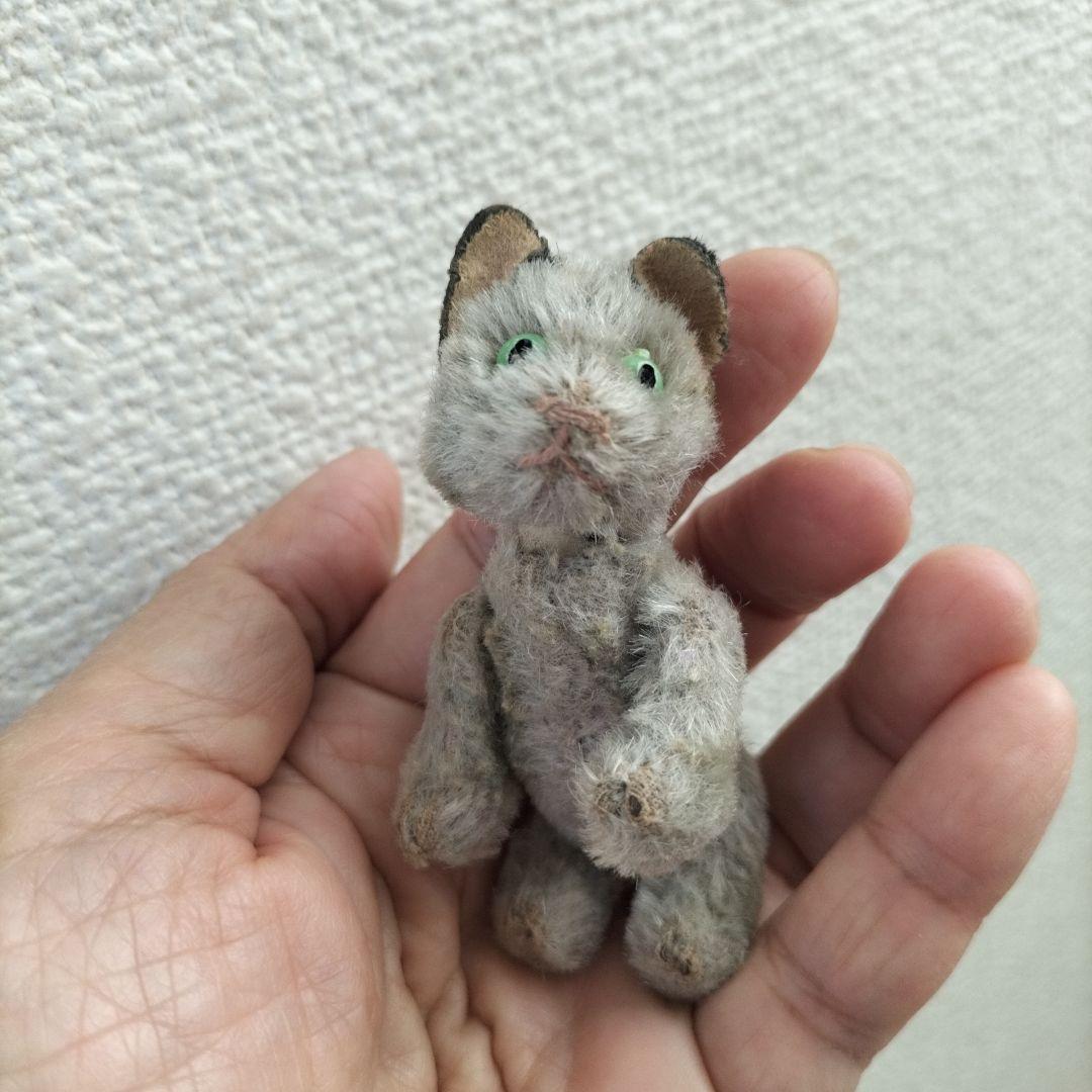 ドイツ　ビンテージ　schuco ノアズアーク　灰色猫 キャット