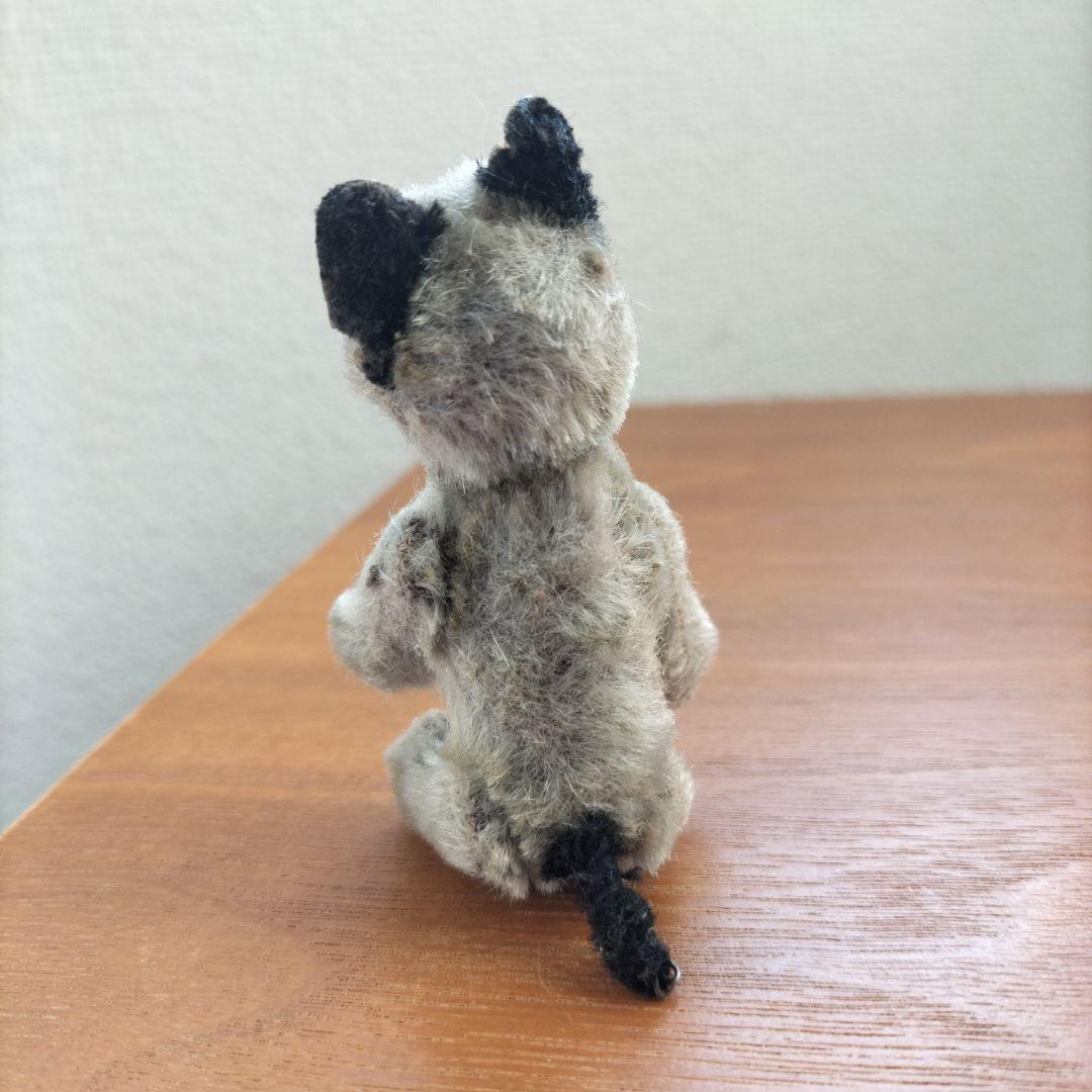 ドイツ　ビンテージ　schuco ノアズアーク　灰色猫 キャット