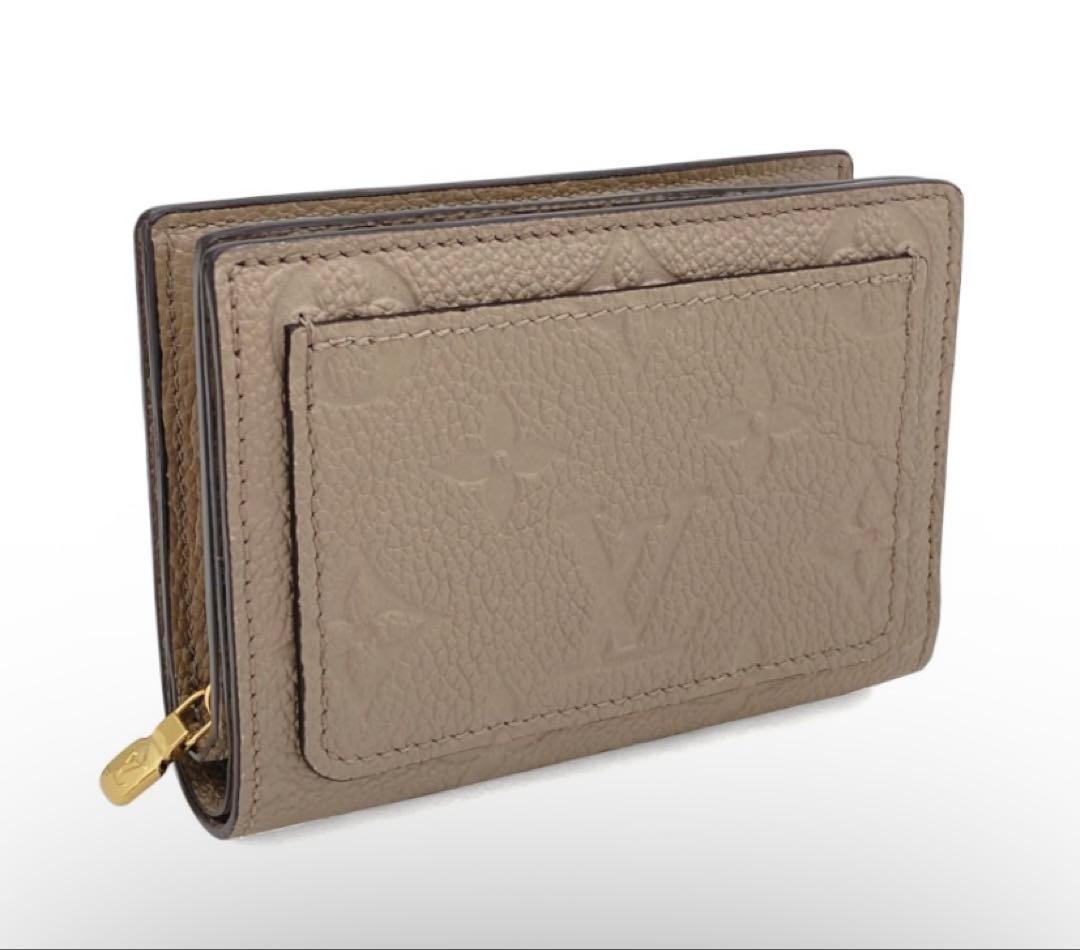 Louis Vuitton 二つ折り財布 ベージュ