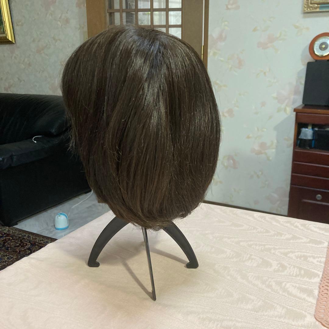 ダークブラウンショートウィッグ スワニーホォンティーヌVALAN