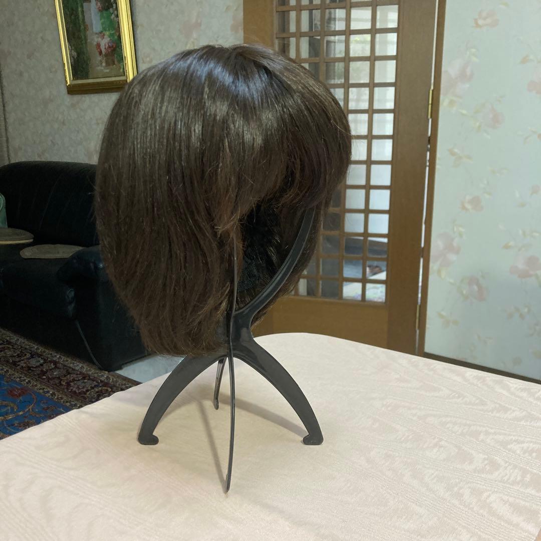 ダークブラウンショートウィッグ スワニーホォンティーヌVALAN