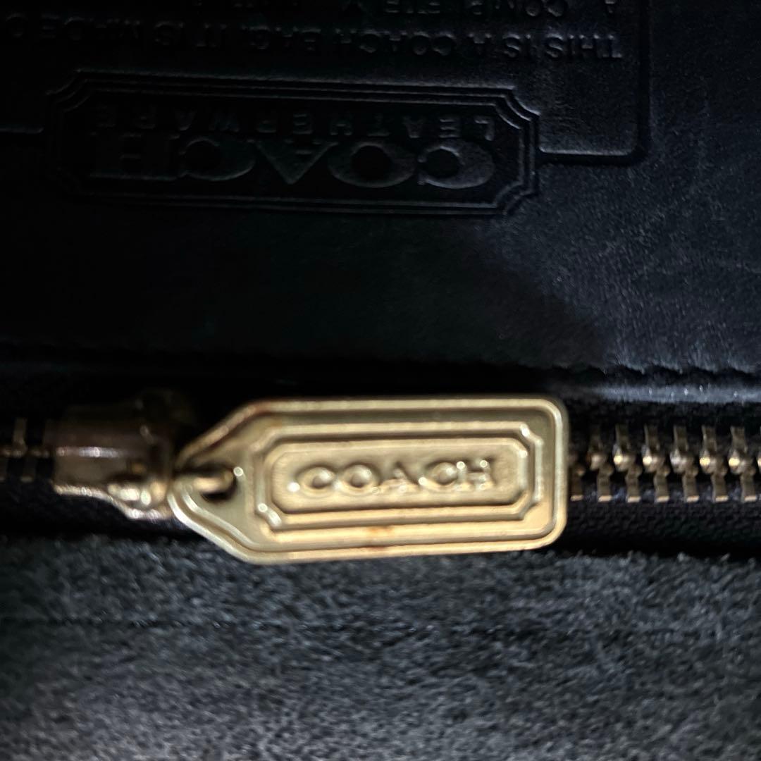 2/1まで出品　コーチ　ビンテージ　2wayバック レザー　ブラック