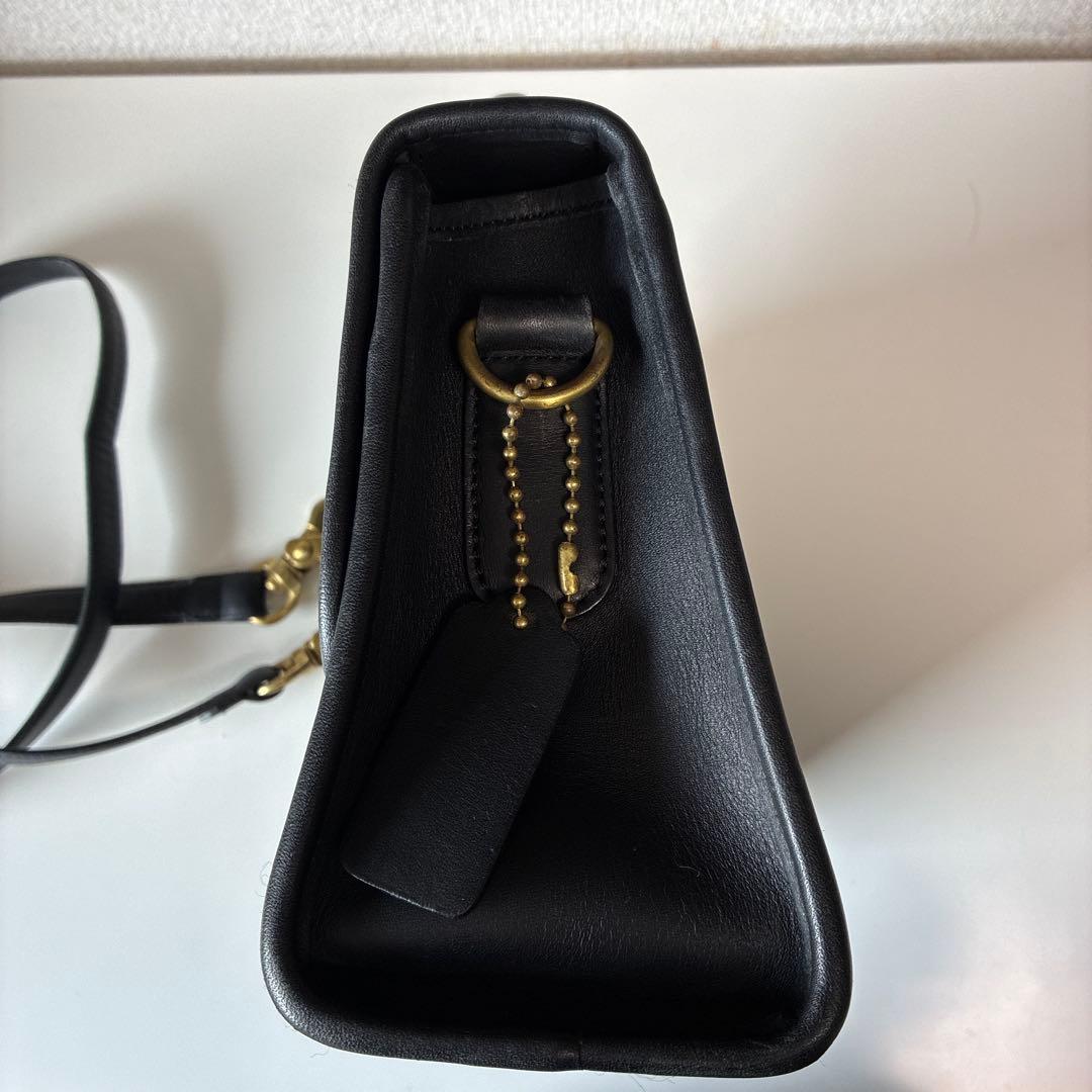 2/1まで出品　コーチ　ビンテージ　2wayバック レザー　ブラック