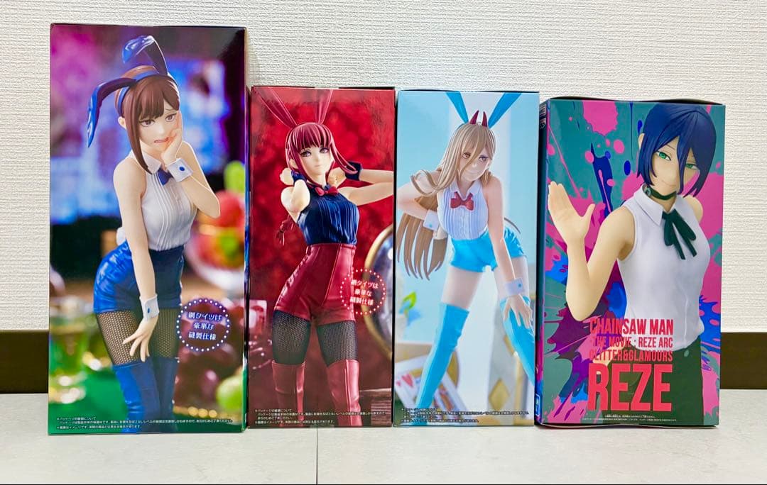 【チェンソーマン ガールズフィギュア ４個セット】&&