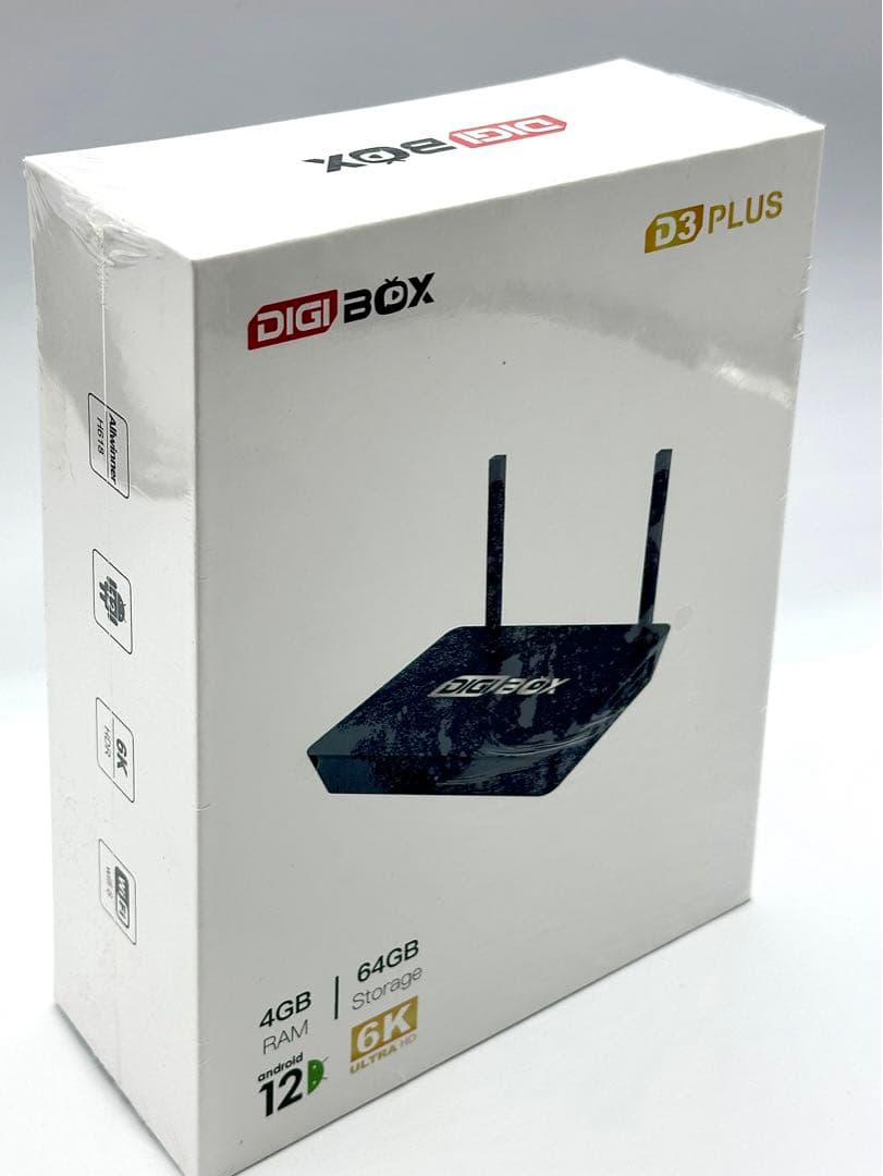 【新品】Digibox D3 Plusアメリカのスポーツや世界中の映画を楽しめる