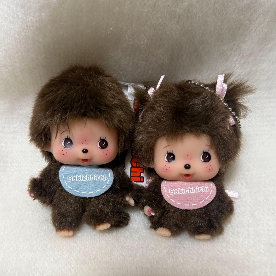 ベビチッチ モンチッチ 顔でかベビチッチSS 男の子＆女の子 キーチェーン 2点