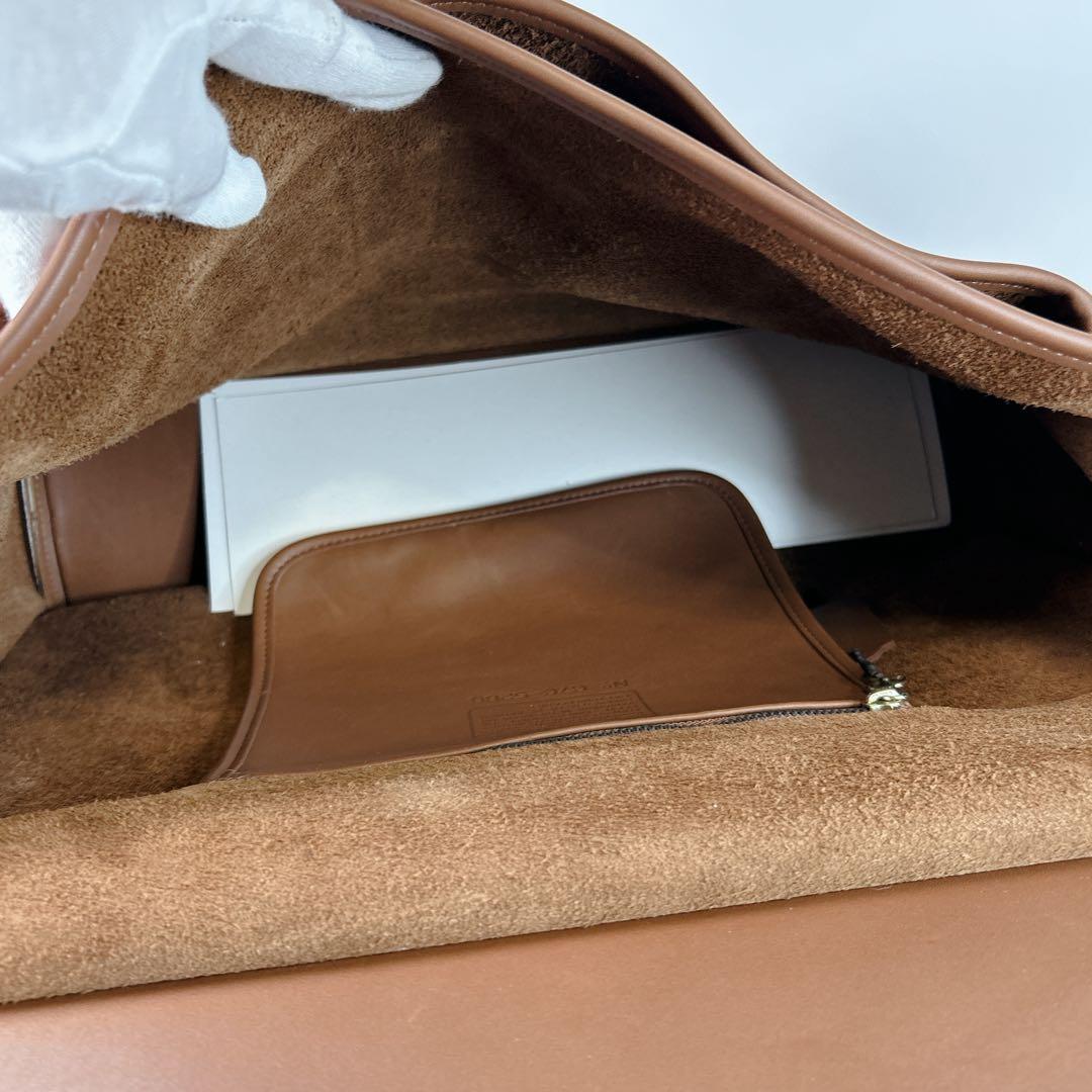 未使用 COACH オールドコーチ レザー ビジネスバッグ 2wayブラウン