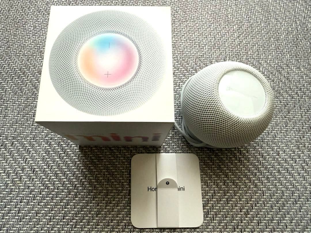 【黄ばみ・ヘコミ無し】Apple Pod mini ホワイト