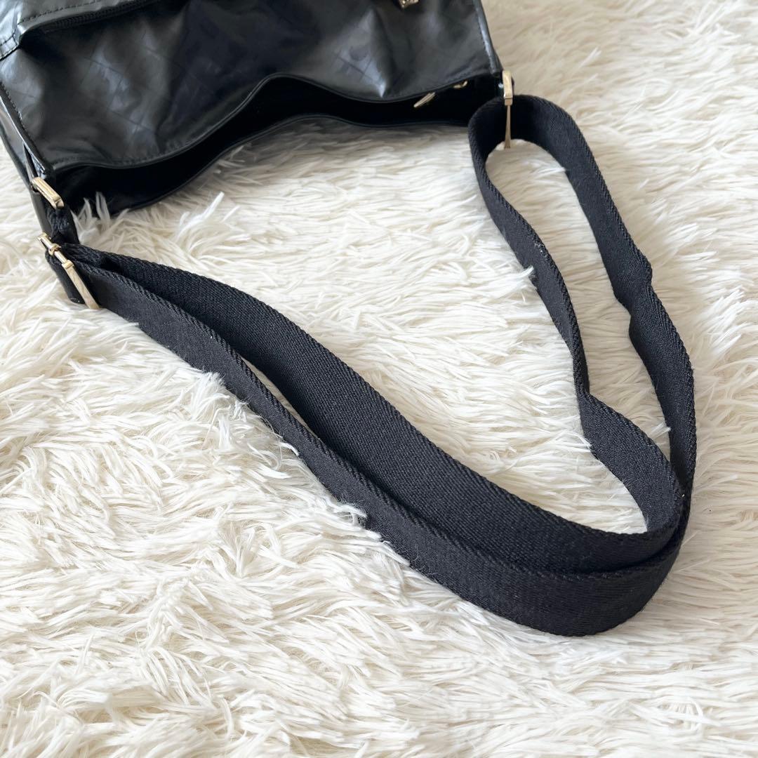 ⭐️未使用級⭐️　ゲラルディーニ　ソフティ　ショルダーバッグ　ブラック　PVC