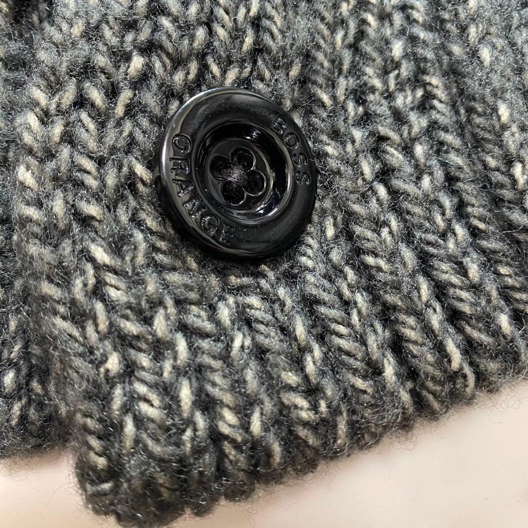 HUGO BOSS 大きいサイズ3XL ニットコート　ボアライナー付き　ブラウン