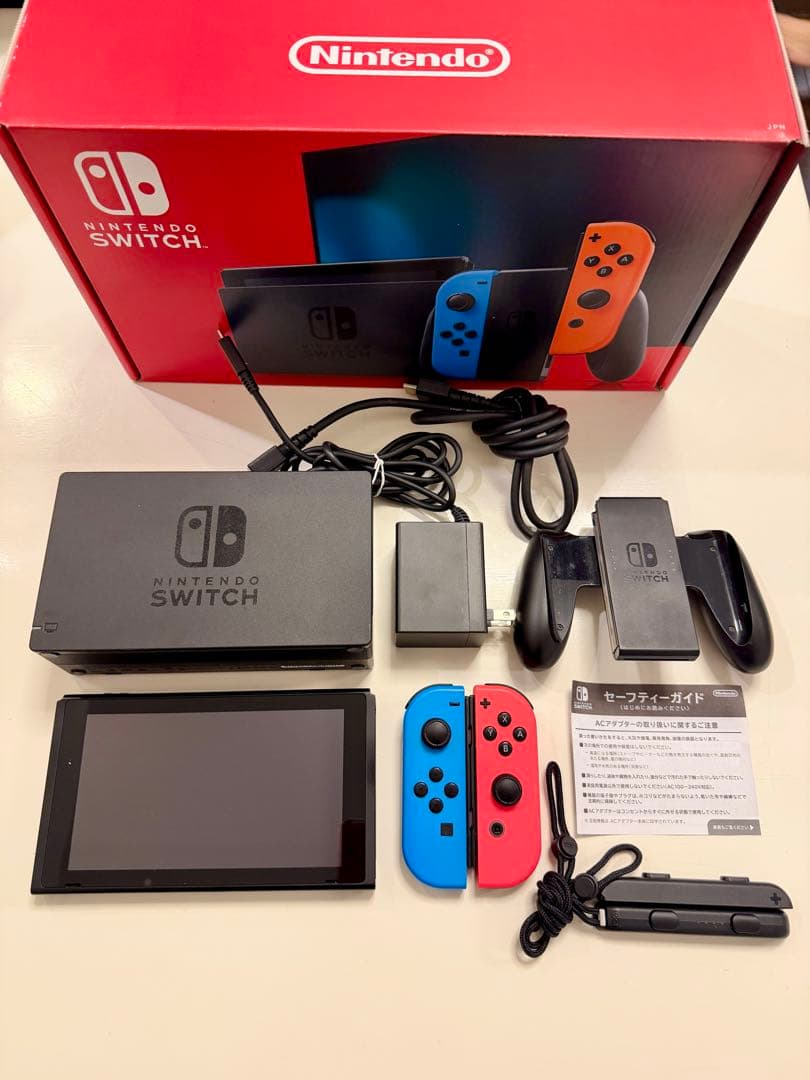 Nintendo Switch 本体 青/赤 ジョイコン付き