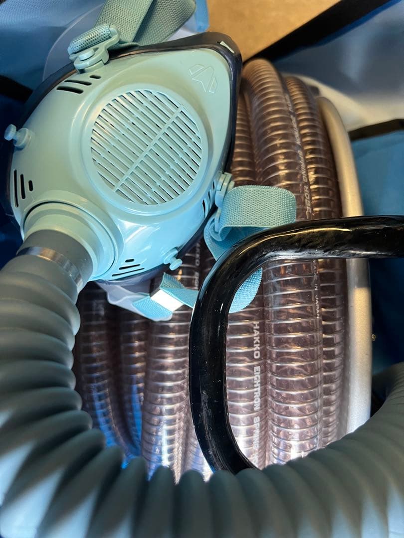 肺力吸引形ホースマスク