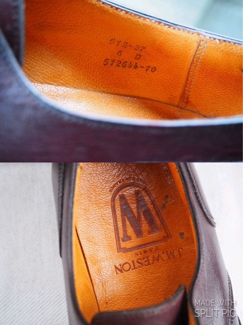 靴 NOS 60s J.M Weston Uwing tip