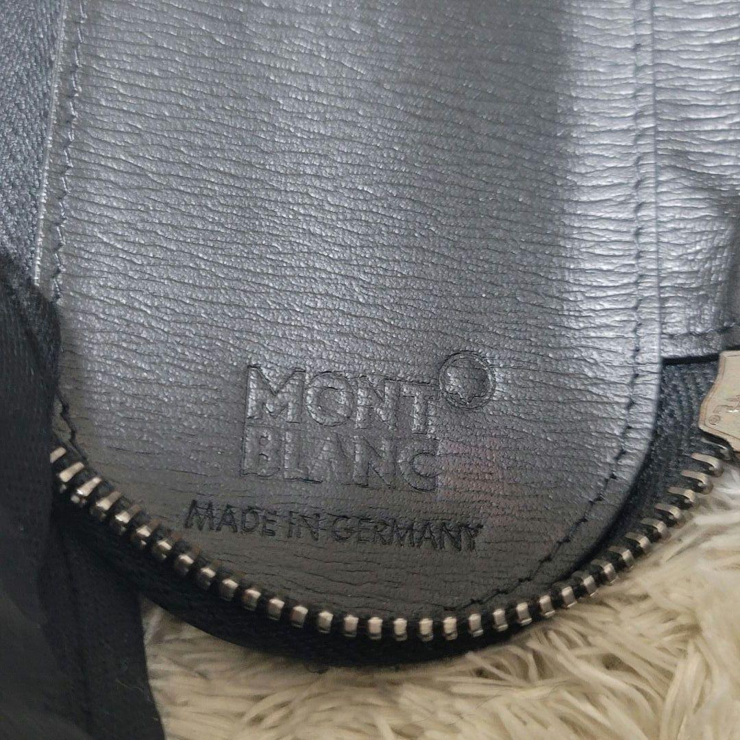 美品✨モンブラン マイスターシュティック ペンケース ブラック レザー ロゴ