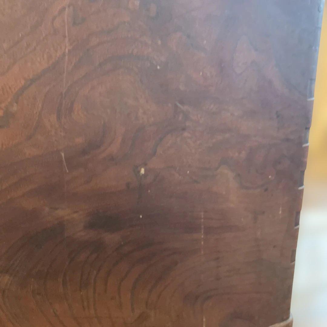 【骨董】関東火鉢　長火鉢　木製　明治・大正時代作　レトロ　道具