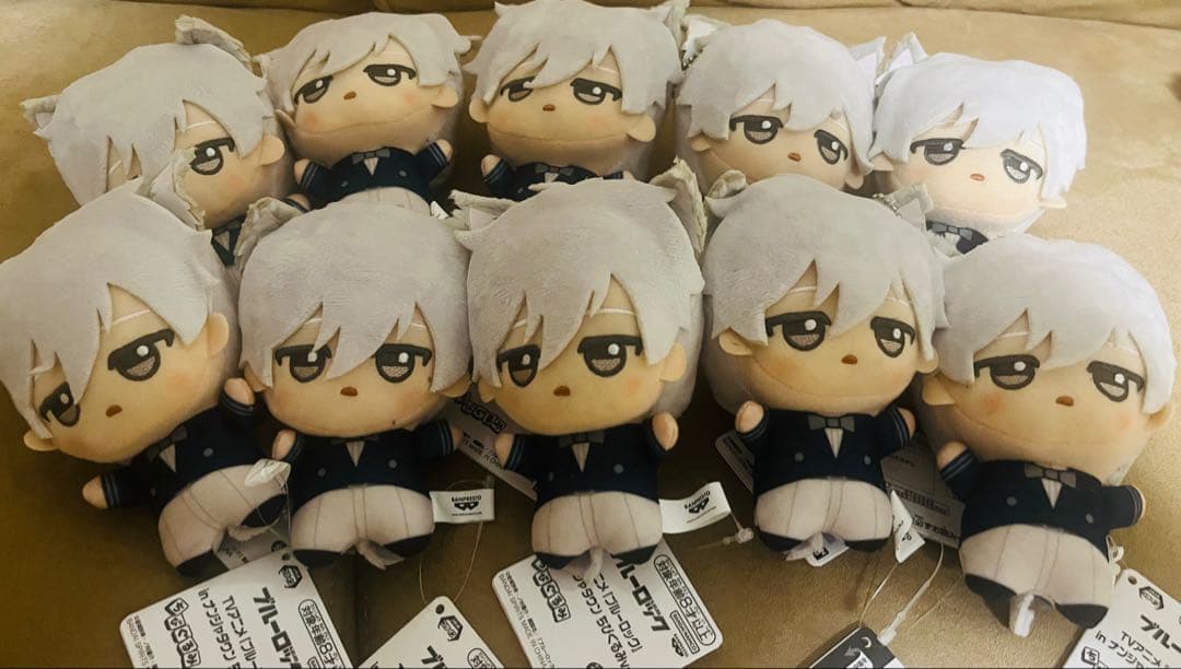 ナムコ限定　ブルーロック ナンジャタウン ちびぐるみ　凪誠志郎 10個セット