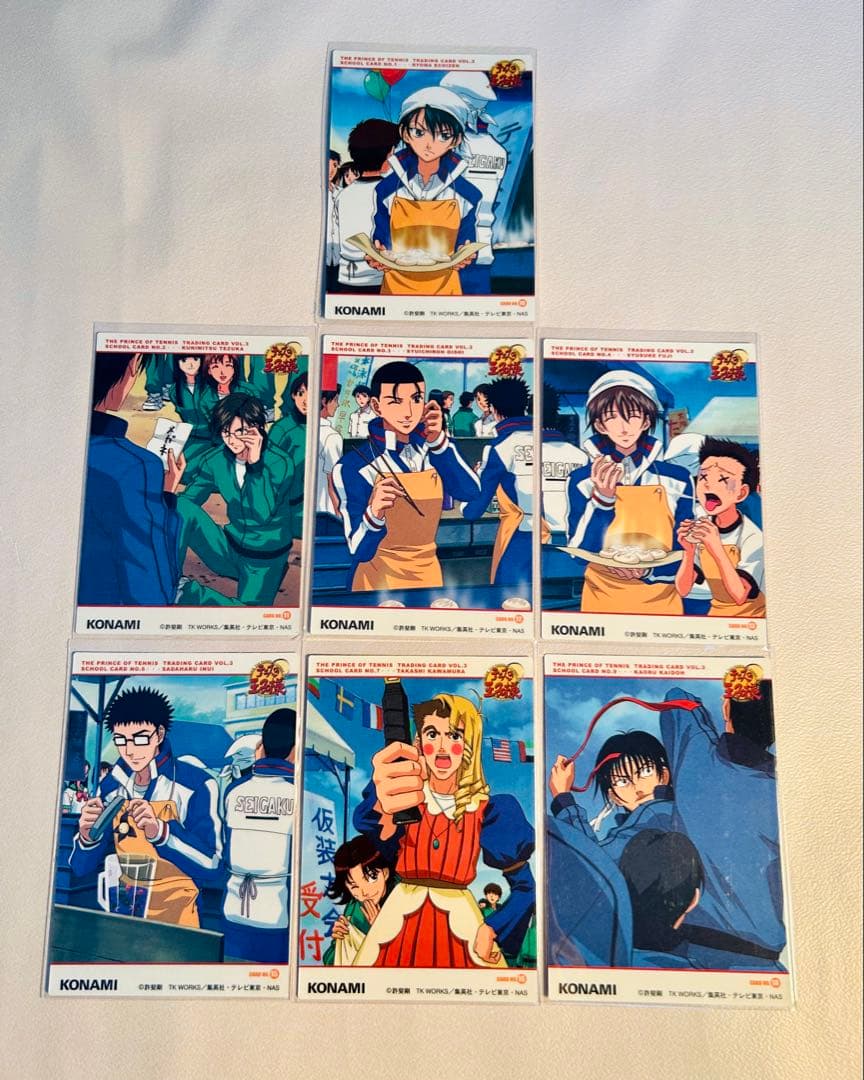 テニスの王子様 トレーディングカード スクールカード 7枚セット