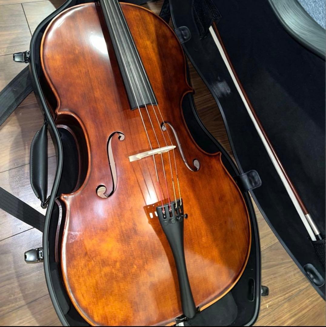 チェロ SUZUKI No.72 4/4 94年製 弓 カーボンケース付 スズキ