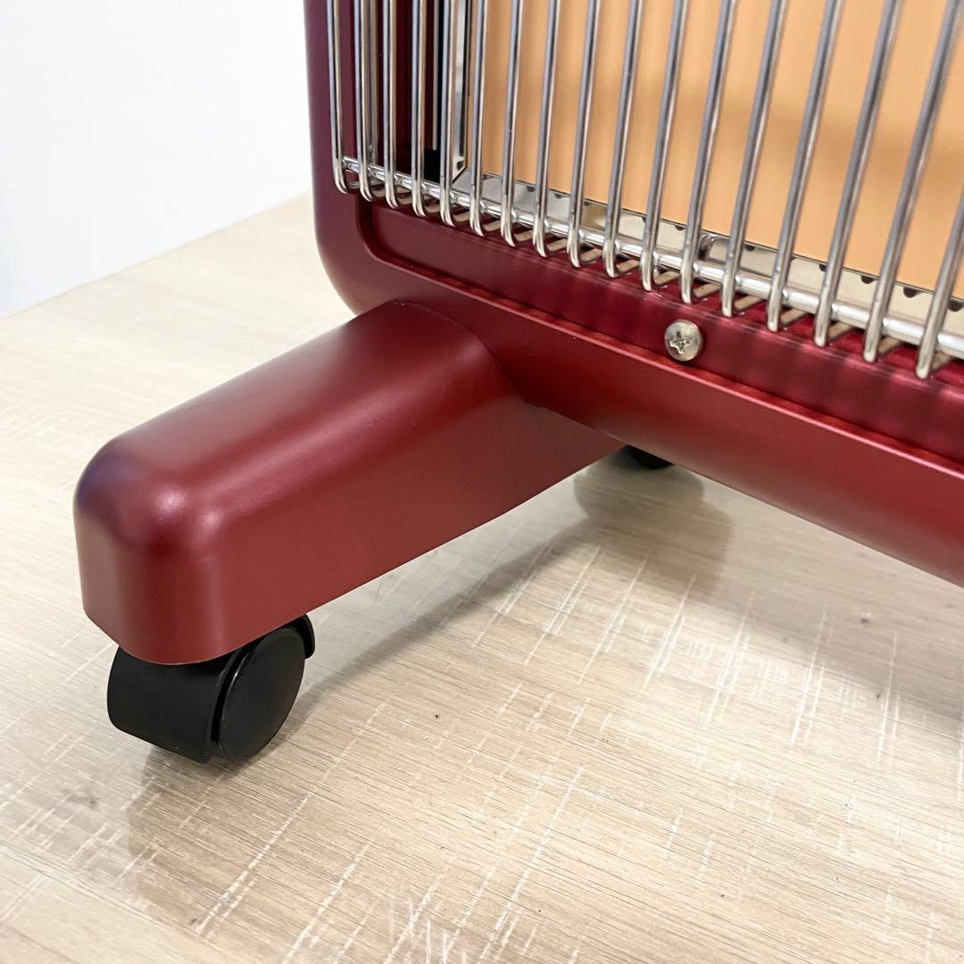 ★美品★ 遠赤外線暖房機 サンルミエ タイマー付 E800L-TM レッド