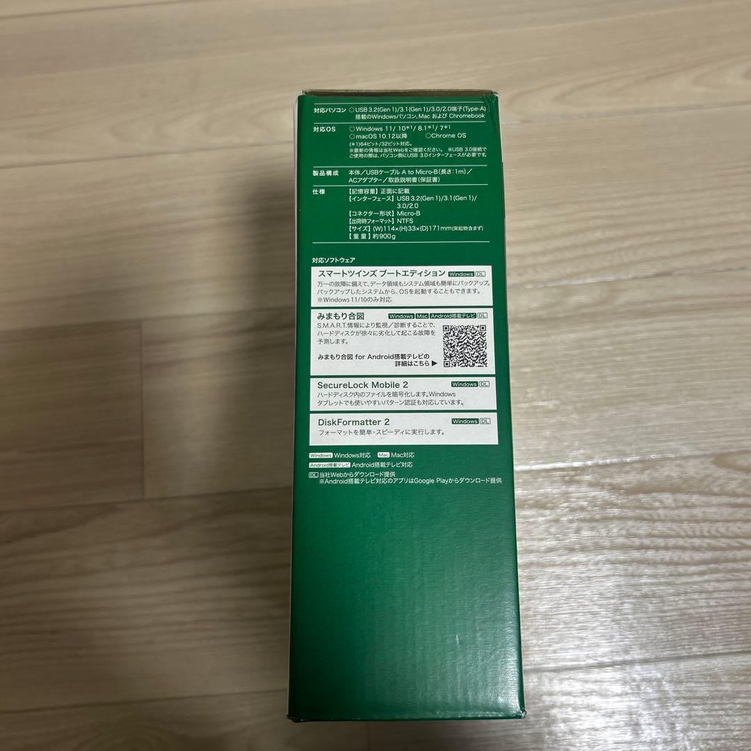 バファロー　4.0TB HDD HD-LDF4.0U3-BA/Y ハードディスク