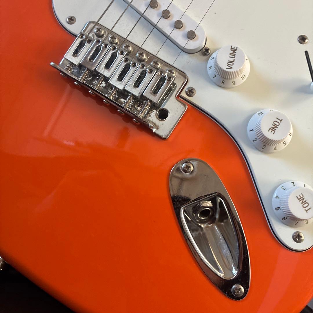 PhotoGenic ストラトキャスタータイプ エレキギター オレンジ