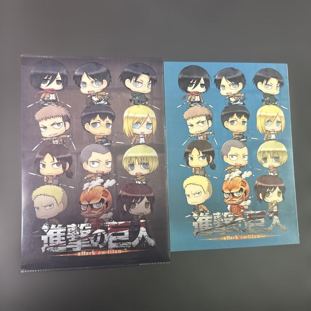 進撃の巨人 クリアファイル&スリーブ付きノートセット