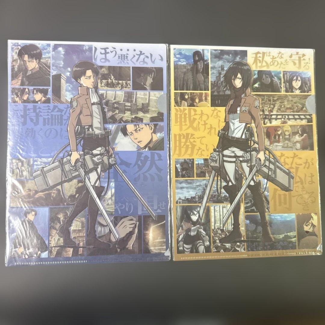 進撃の巨人 クリアファイル&スリーブ付きノートセット