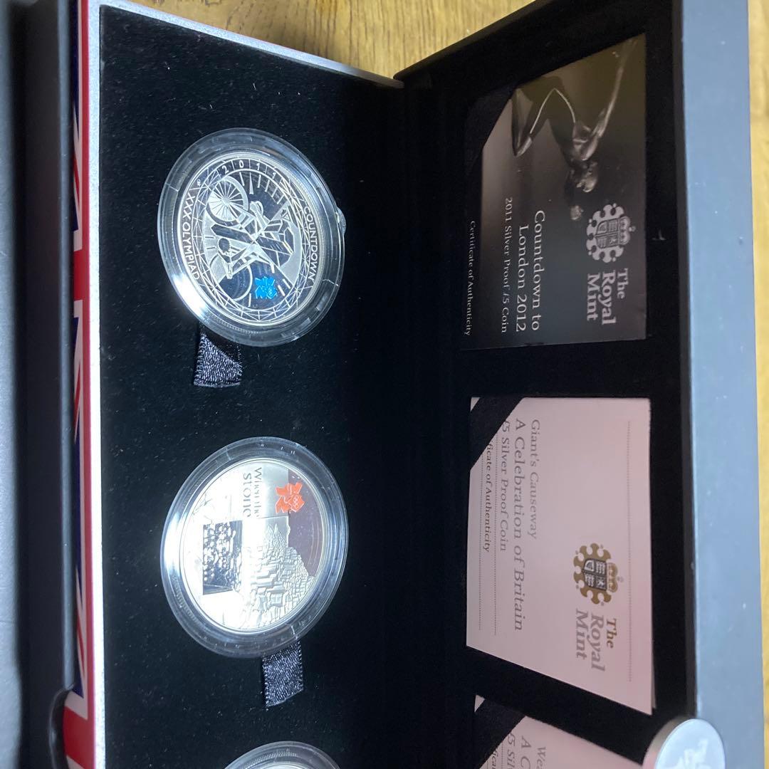 ロンドンオリンピック記念セット　2012ロンドンオリンピック　銀貨セット