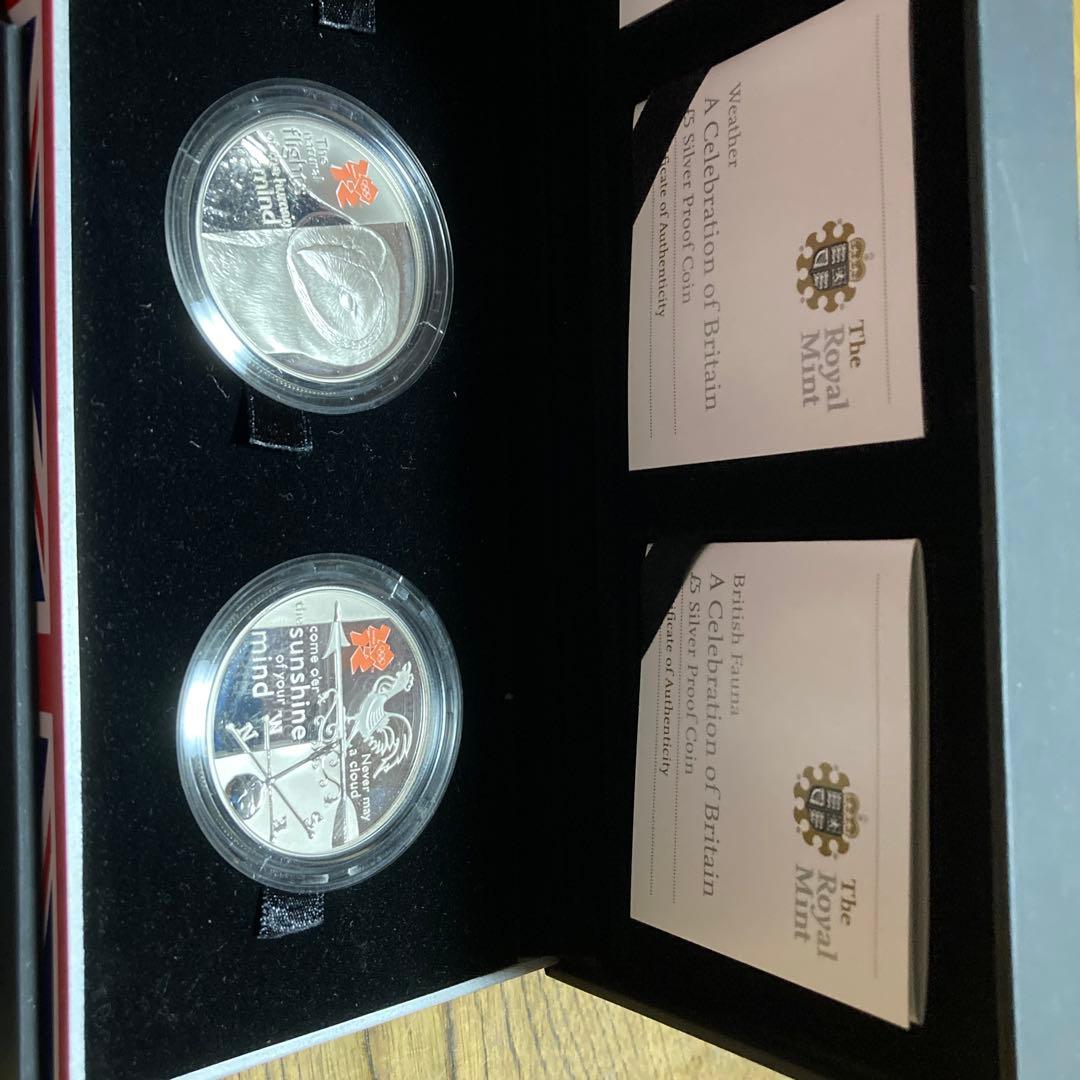 ロンドンオリンピック記念セット　2012ロンドンオリンピック　銀貨セット