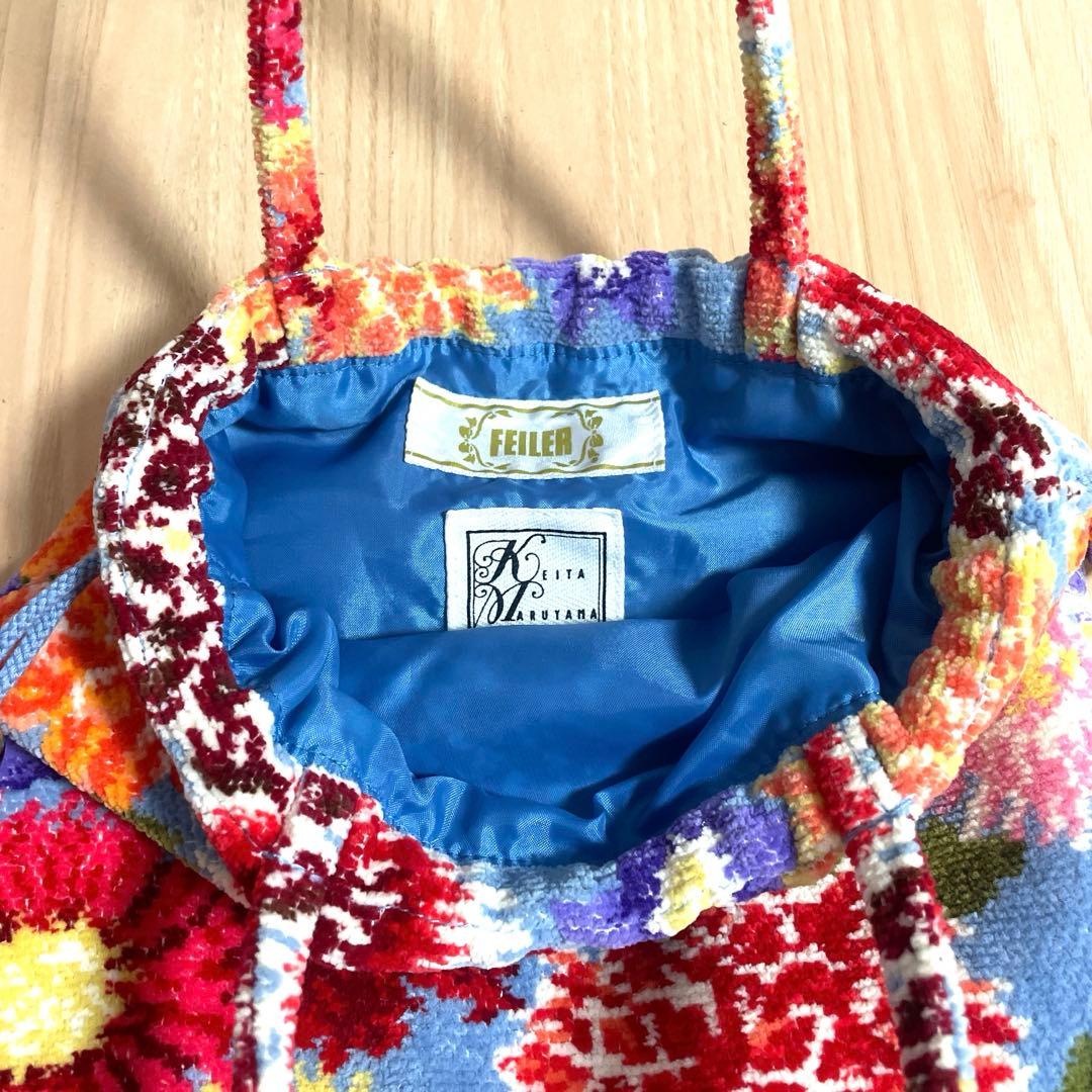 FEILER×KEITAMARUYAMA DAHLIA 巾着バッグ