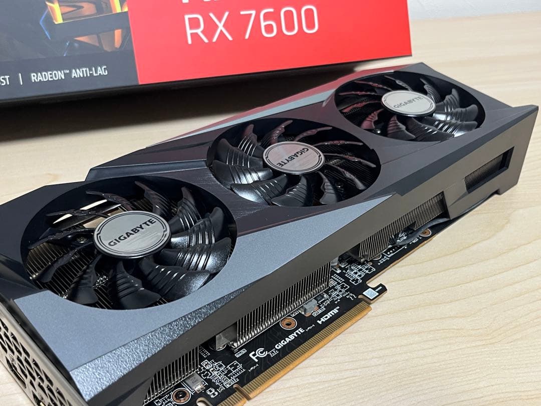 グラフィックボード・グラボ・ビデオカード GIGABYTE Radeon RX 7600 8GB