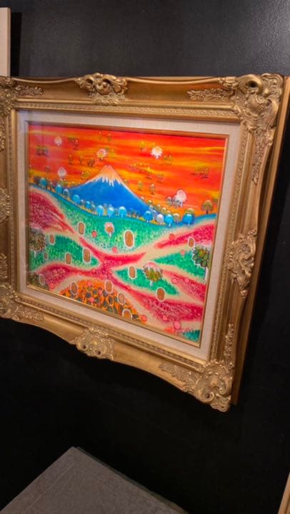 【アクリル画】 商品名 「小判伝説9」　額付き10号　新品