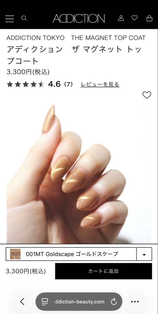 アディクション　マグネットネイル　セット