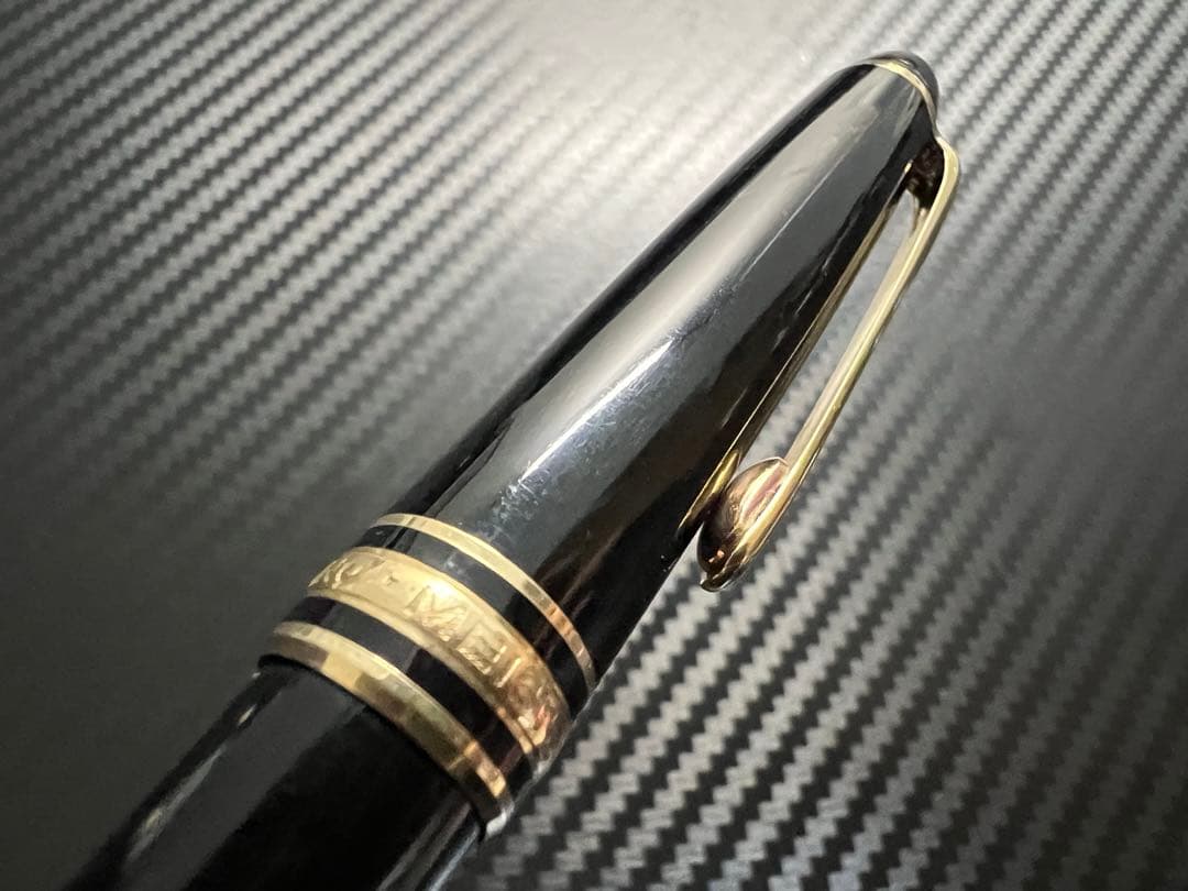 モンブラン マイスターシュテュック 144 M 中字 ブラック 全金 万年筆