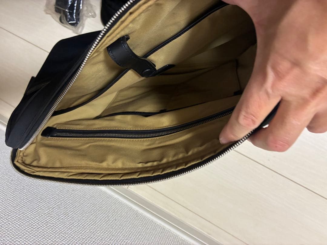 美品　ダンヒル　ビジネスバッグ　ガーズマン　ナイロン×レザー ブラック